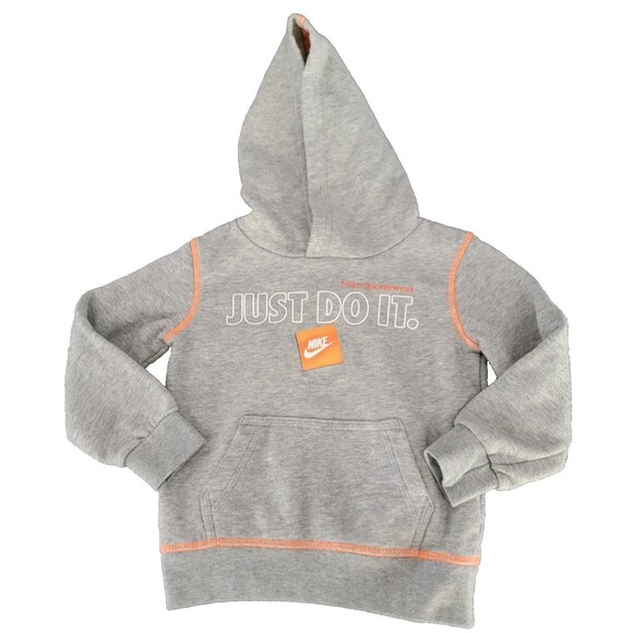 Nike Sportswear Just Do it Hooded Sweatshirt Little Kids Size 2T - Picture 3 of 11